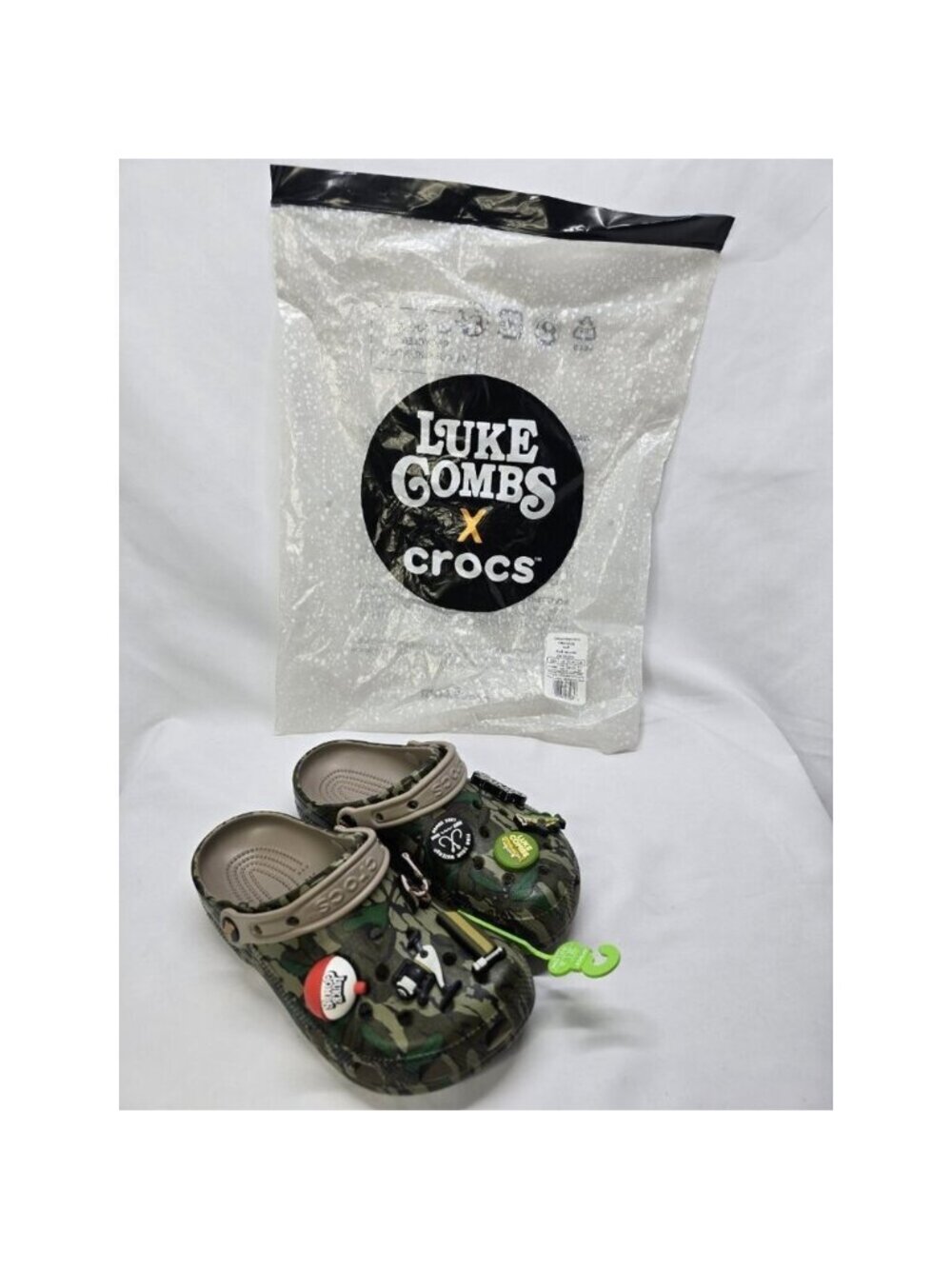 Luke Combs X Crocs Mens 4/ Womens 6 Classic Clog Bootlegger Camo- NEW